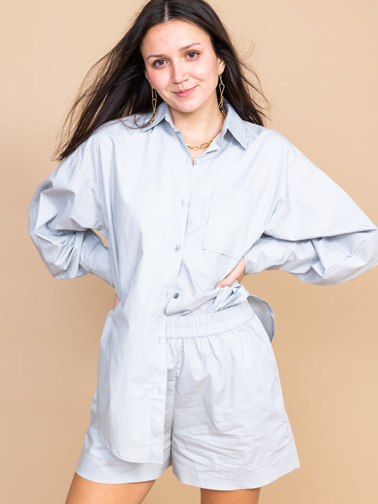 Blank Slate Button Up Top