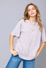 Project Social T Edie Linen Boyfriend Tee