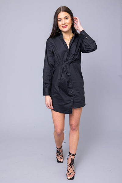 Steve Madden Solid Nadia Shirt Dress