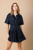 The Simply Speaking Corset Button Up Dress