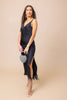 The Midnight Feather Maxi Dress