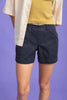 Spanx Twill Elastic Waist Shorts