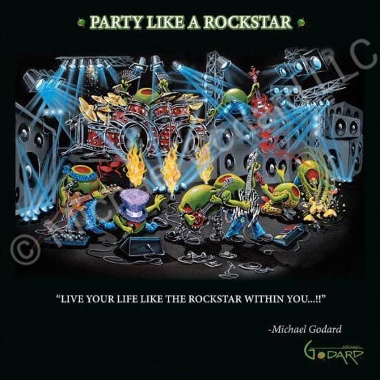 Party Like a Rockstar Framed Print – Michael Godard Art