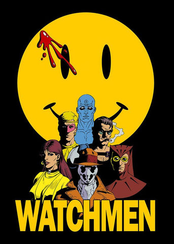 Watchmen Comic Blood-Stained Smiley Face