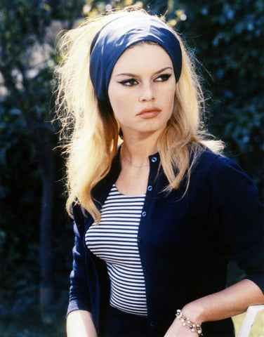 Brigitte Bardot striped t-shirt mariniere