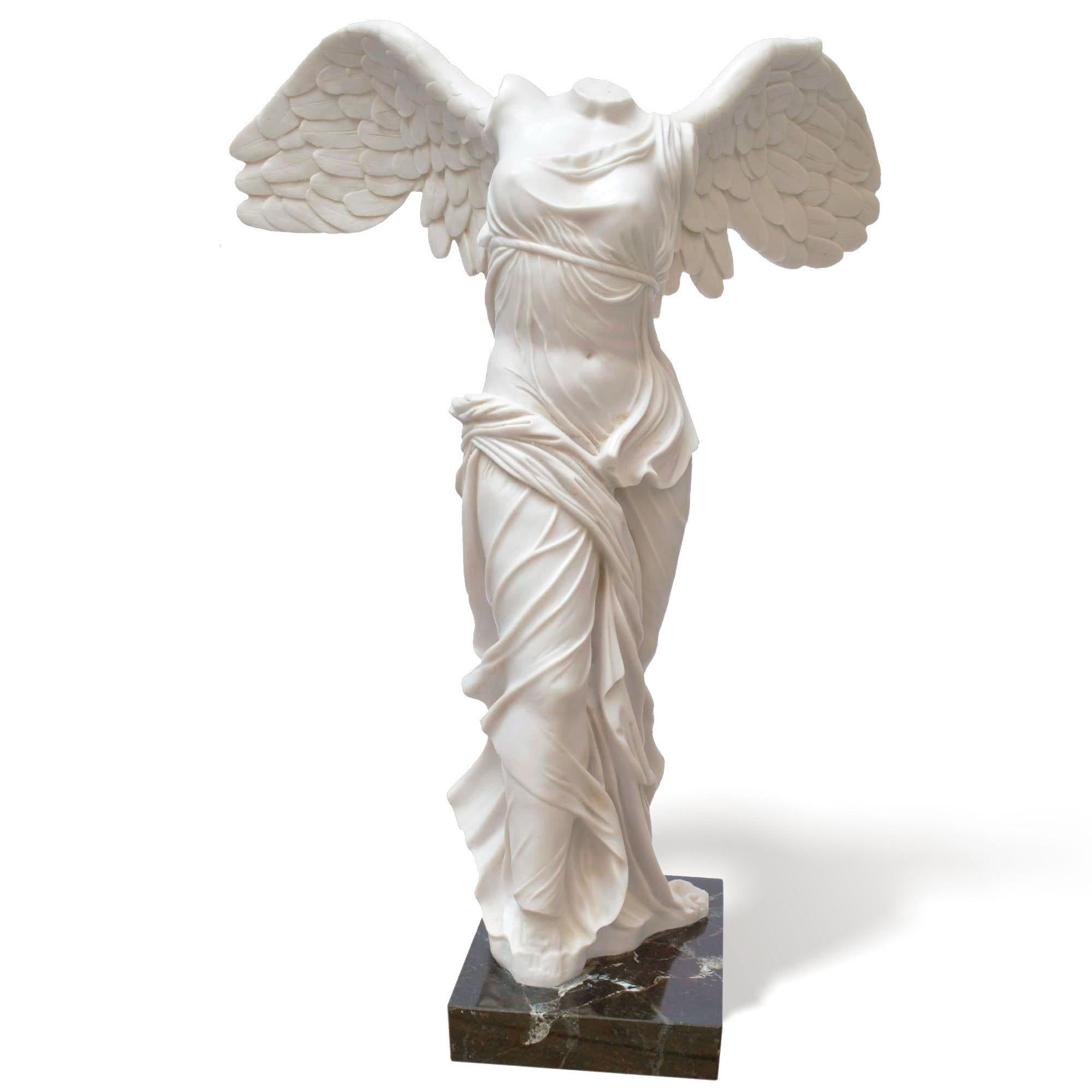 Nike Samothrace Winged Victory Marble statue 70 cm sale