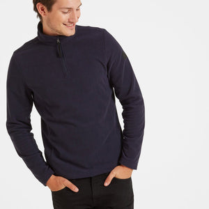 Shire Mens Fleece Zipneck - Navy