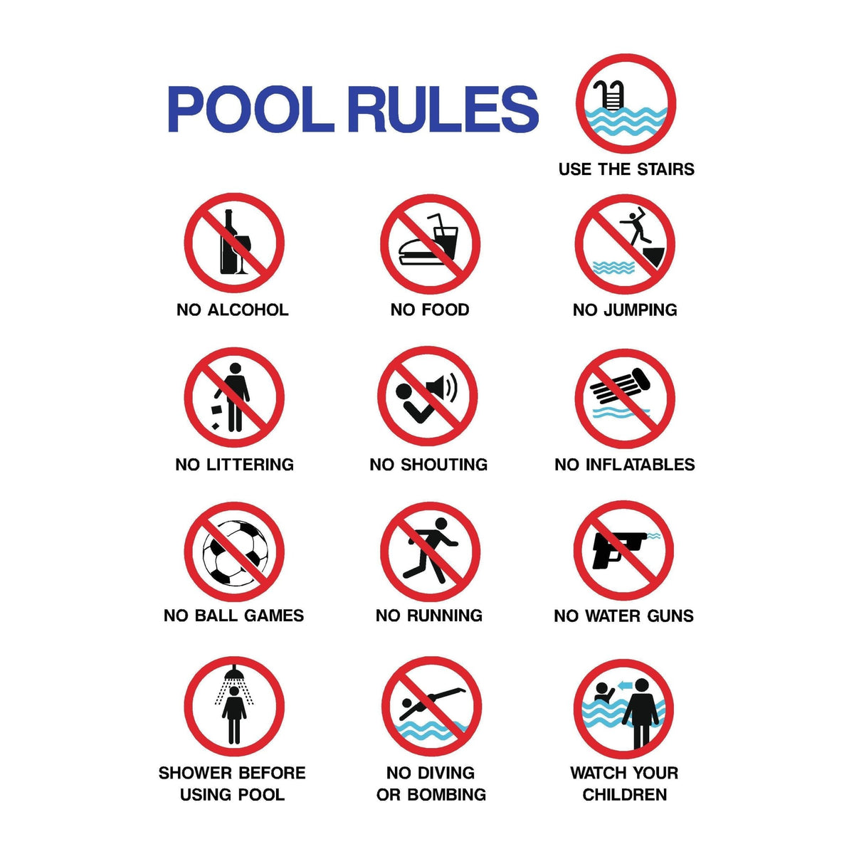 pool-rules-prohibition-sign-water-safety-signs