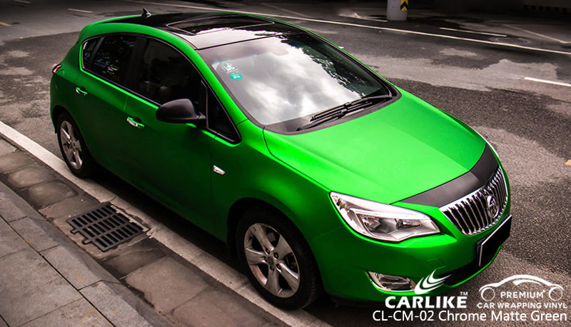 CARLIKE CL-CM-02 CHROME MATTE GREEN VINYL