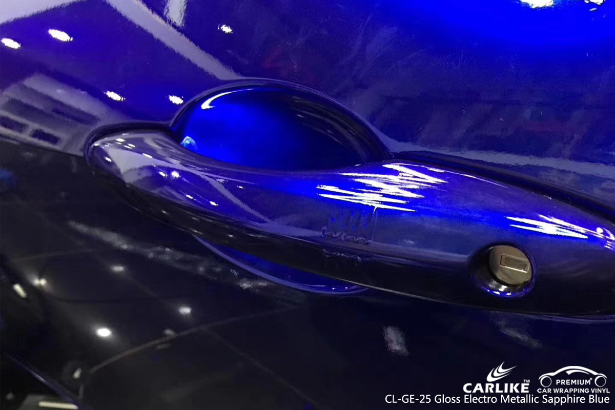 CARLIKE CL-GE-25 GLOSS ELECTRO METALLIC SAPPHIRE BLUE VINYL