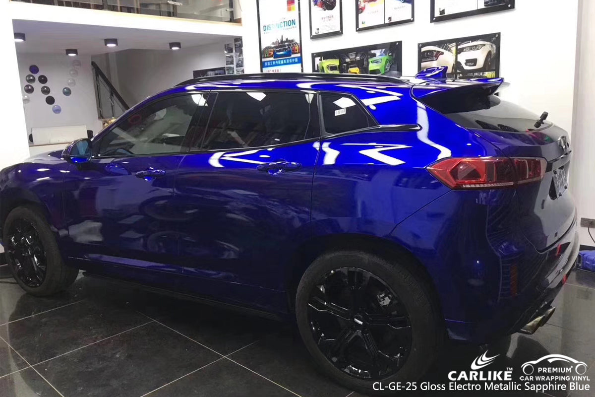 CARLIKE CL-GE-25 GLOSS ELECTRO METALLIC SAPPHIRE BLUE VINYL