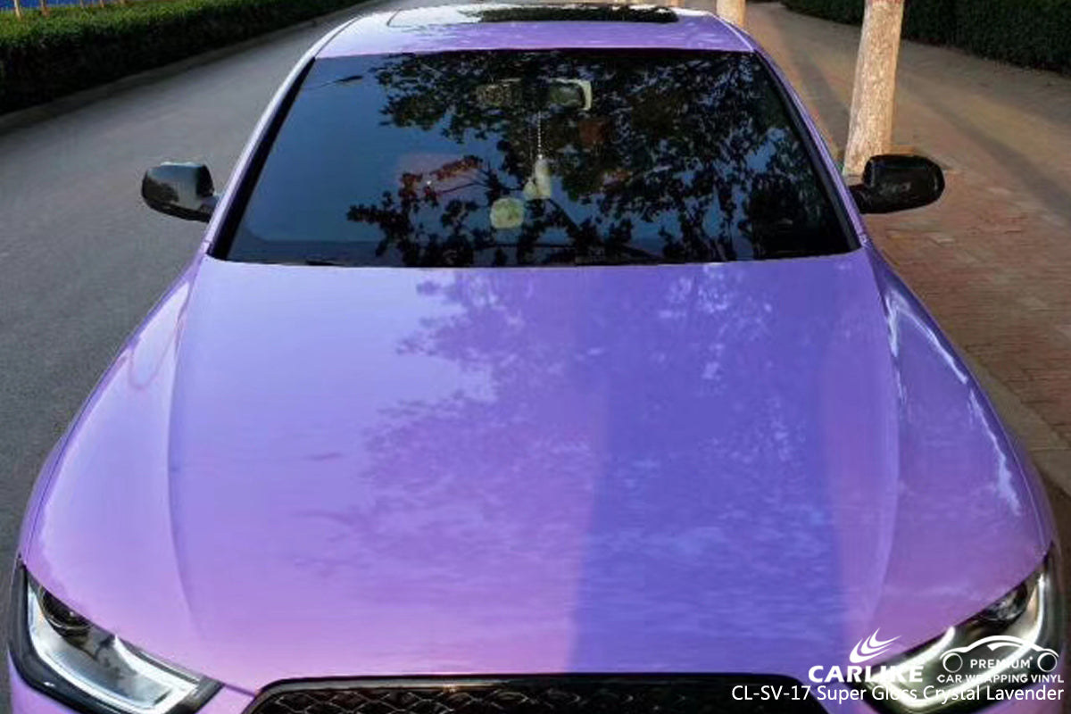 CARLIKE CL-SV-17 SUPER GLOSS CRYSTAL LAVENDER VINYL