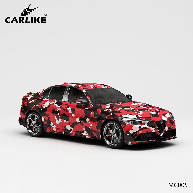 Meander Armoedig gisteren Customized Vinyl Wrap For Car Body - Pattern Black White Red Camouflage –  CARLIKE WRAP
