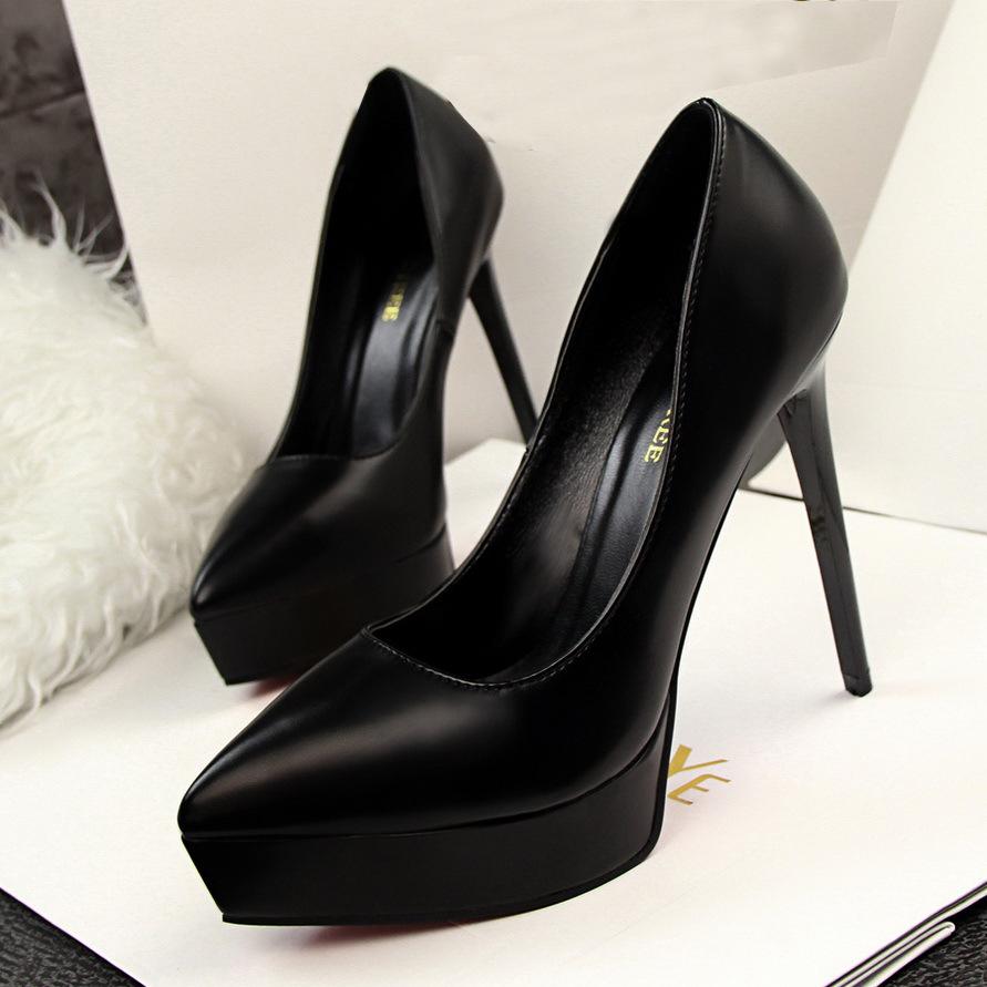 Classic Style Stiletto Heel Pointed Toe 