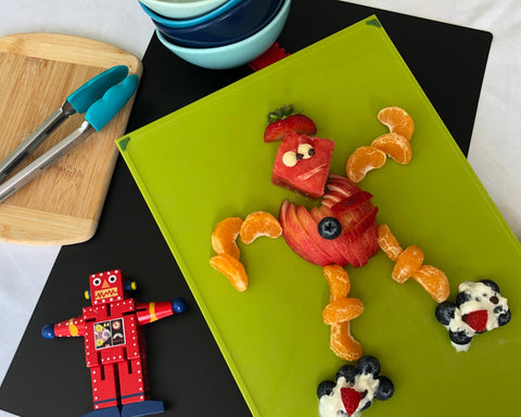 Robot inspired snack for kids