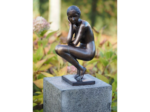 Mordrin cursief sensor Bronzen Beeld Zwangere Vrouw – GardenArts