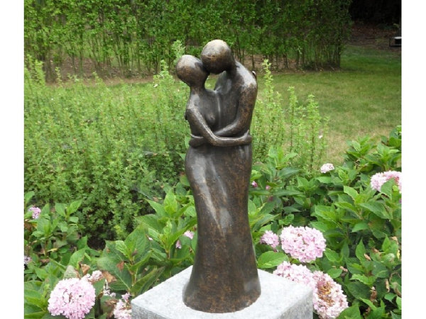 Kruipen Pracht Pijl Bronzen Beeld Verbondenheid – GardenArts