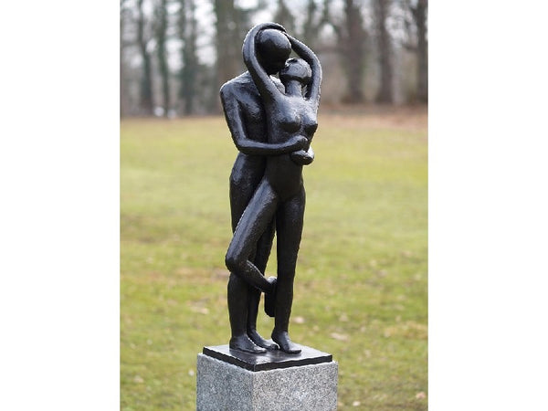 zaad . Amuseren Bronzen beeld man en vrouw – GardenArts