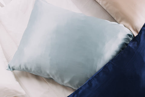 blue silk pillowcase malaysia