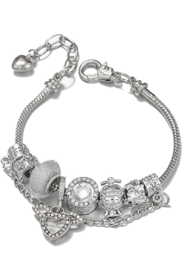 Cupid Heart Diamond Fashion Bracelet