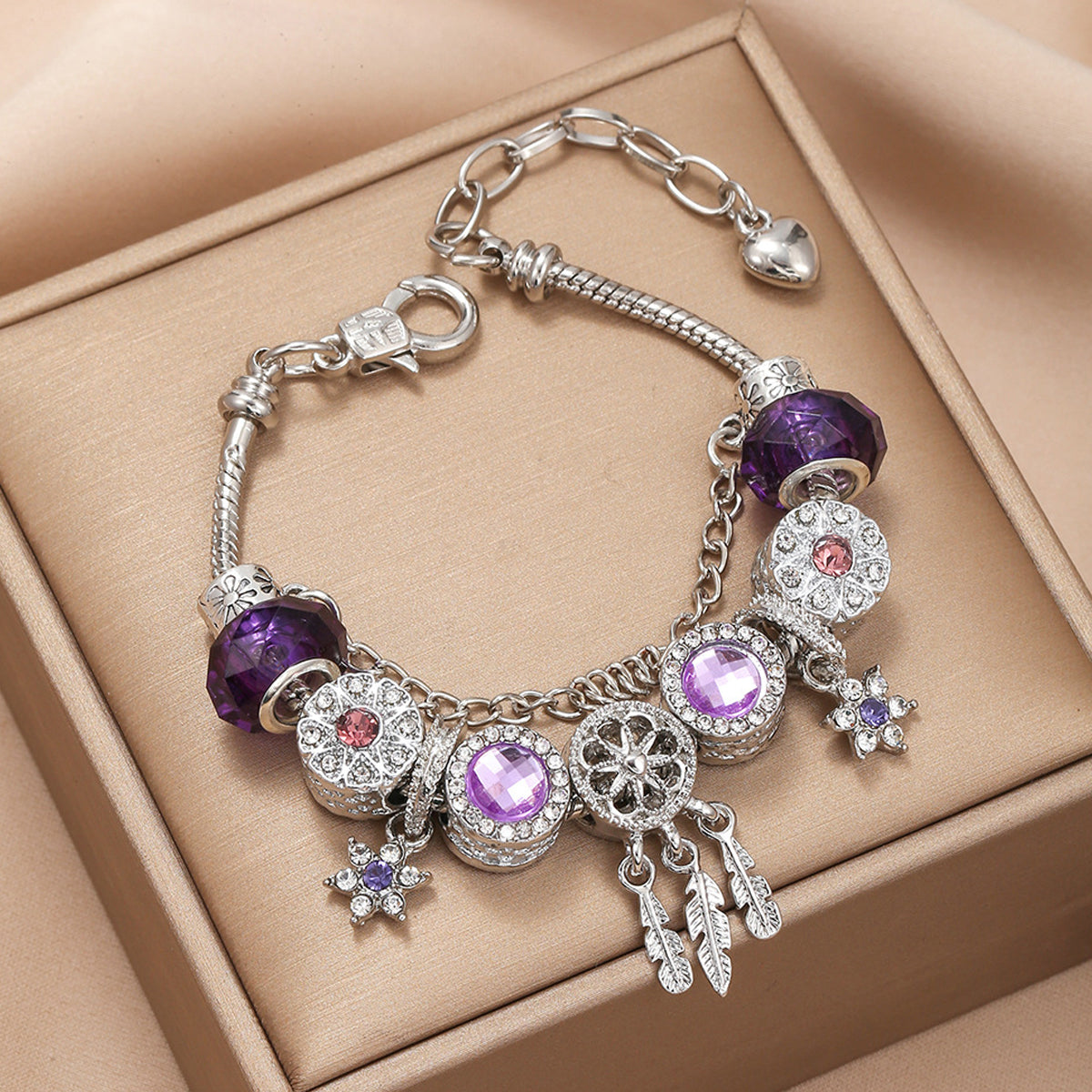 Dream Catcher Purple Style Bracelet