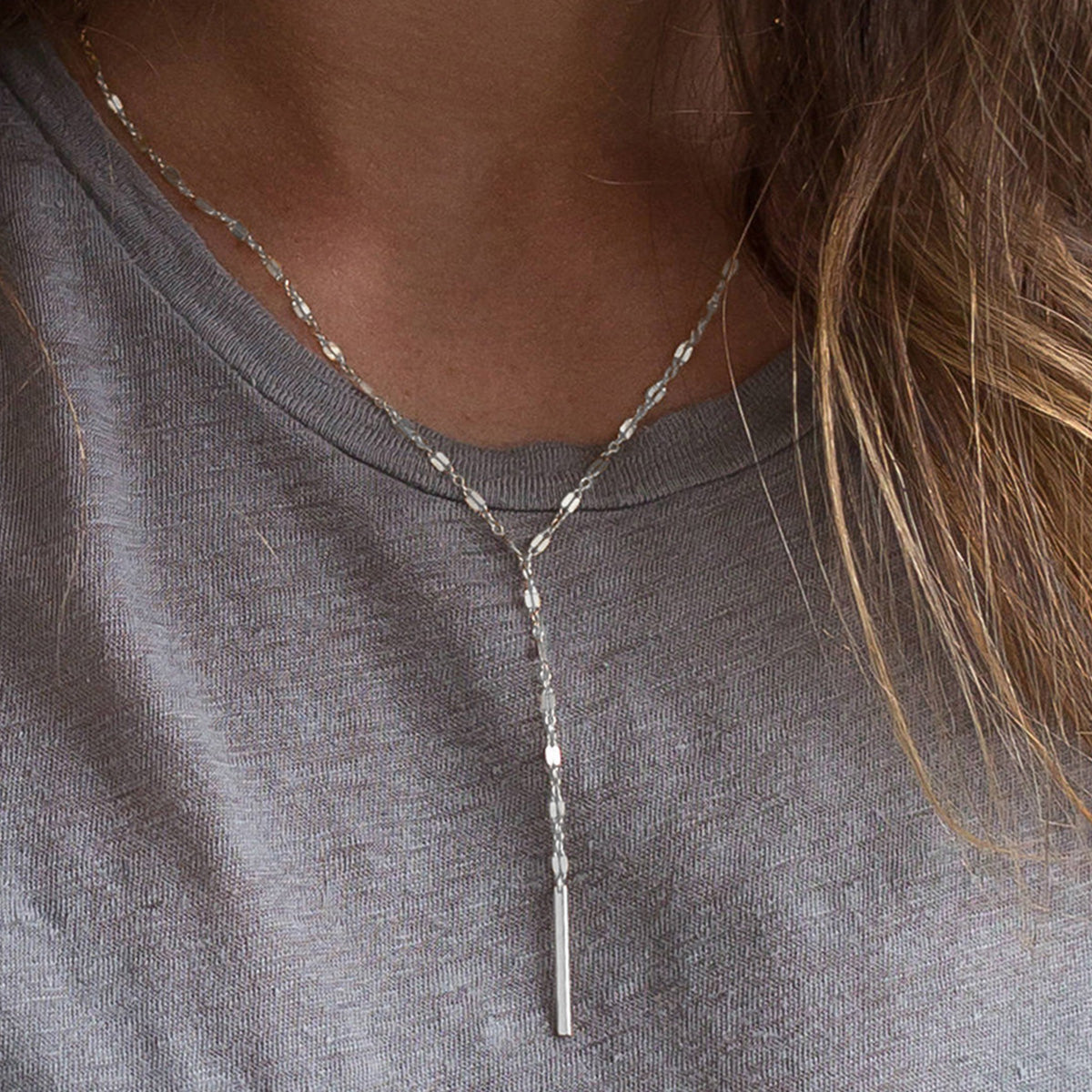 Y Shape Pendant Necklace