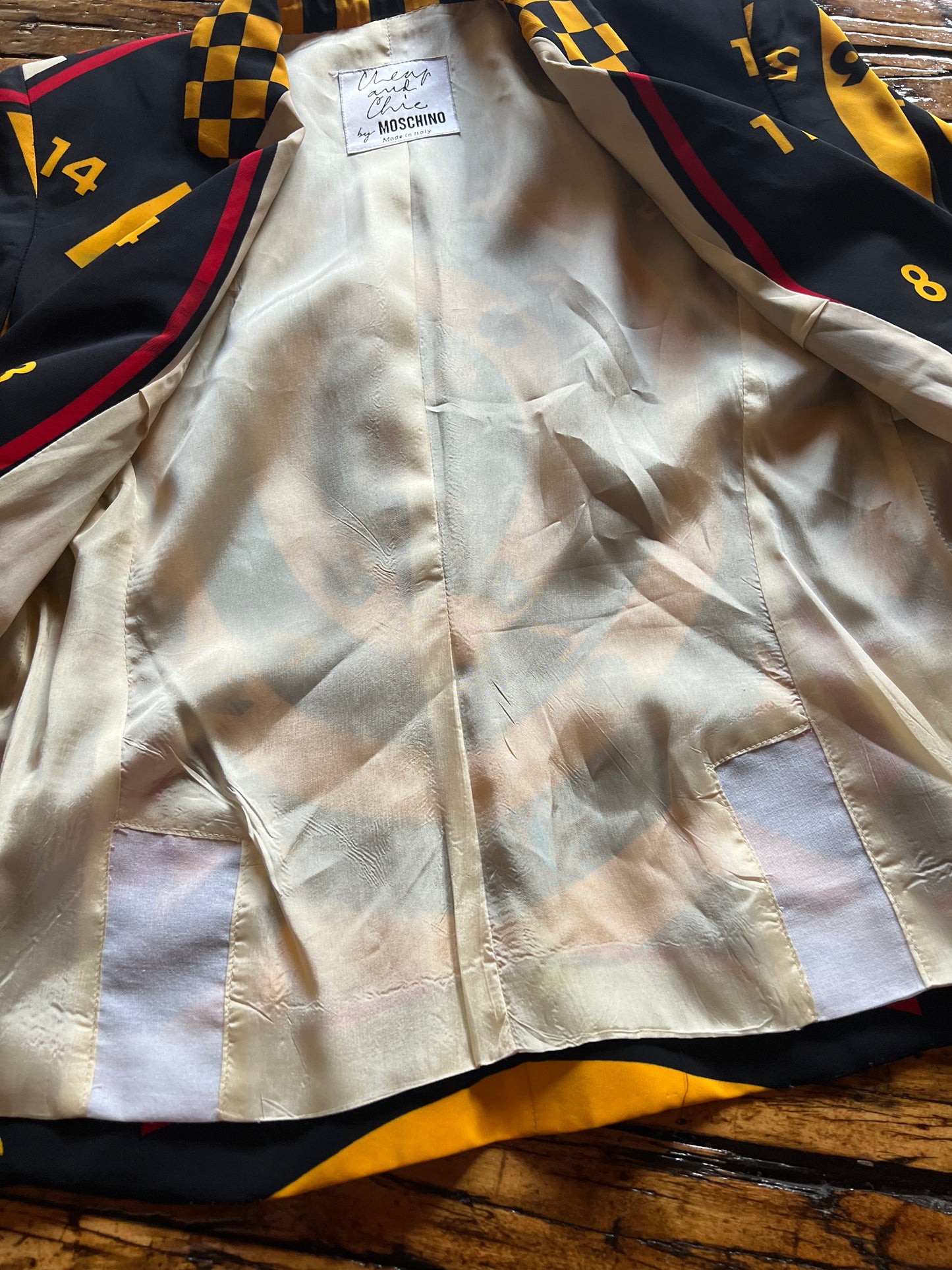1990s Dart Board Blazer | Moschino Cheap & Chic