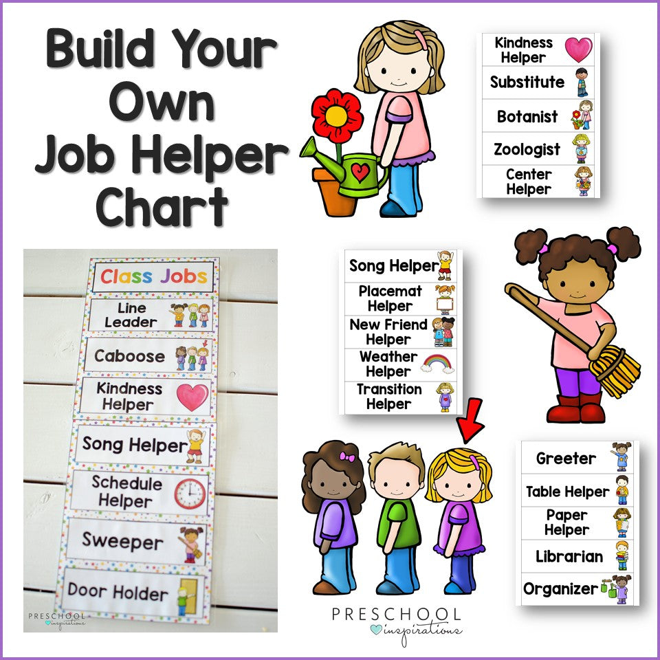Preschool Classroom Free Printable Preschool Job Chart Pictures