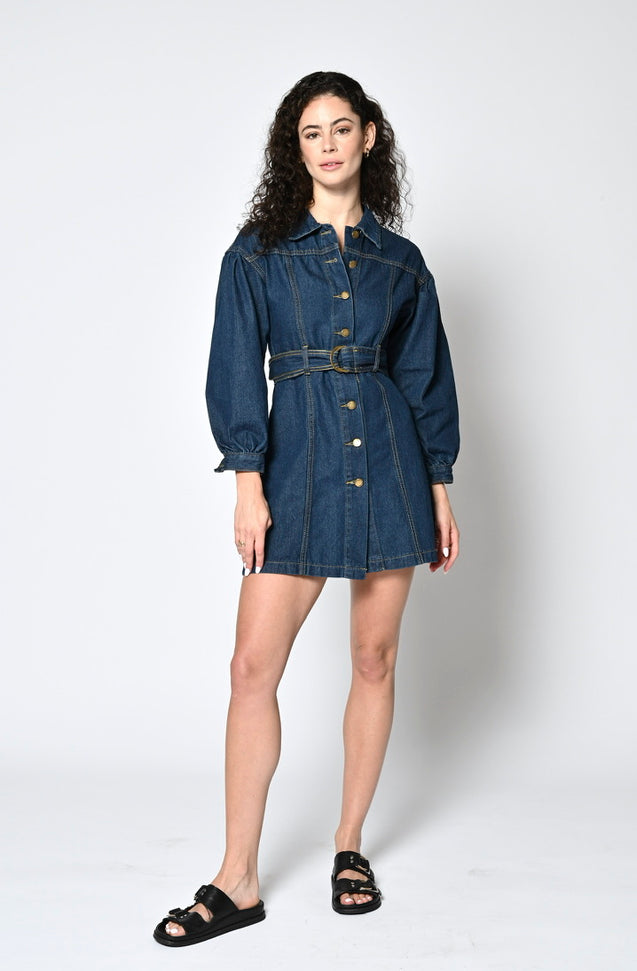 Andy Denim Dress - INDIGO