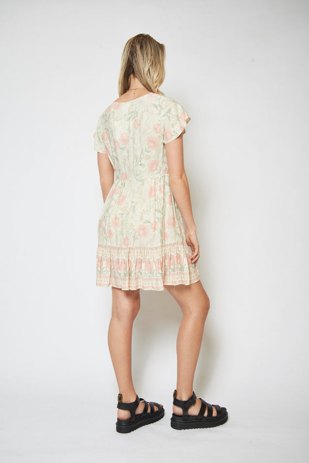 Mary Dress - HONEYDEW