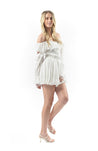 The Milky Way Silk Romper - CREAM