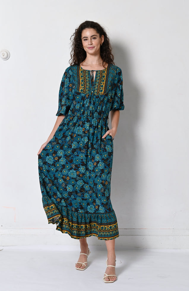 Alina Dress - INDIGO