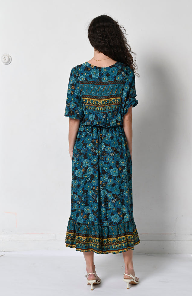 Alina Dress - INDIGO