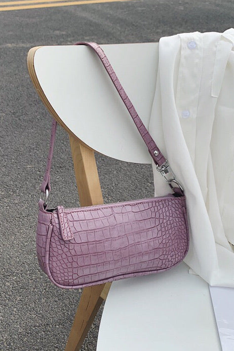 Jasmin Bag - CROC LILAC