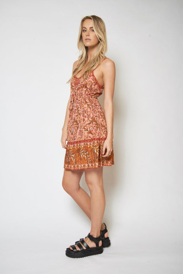 Bella Cami Dress - PEACH