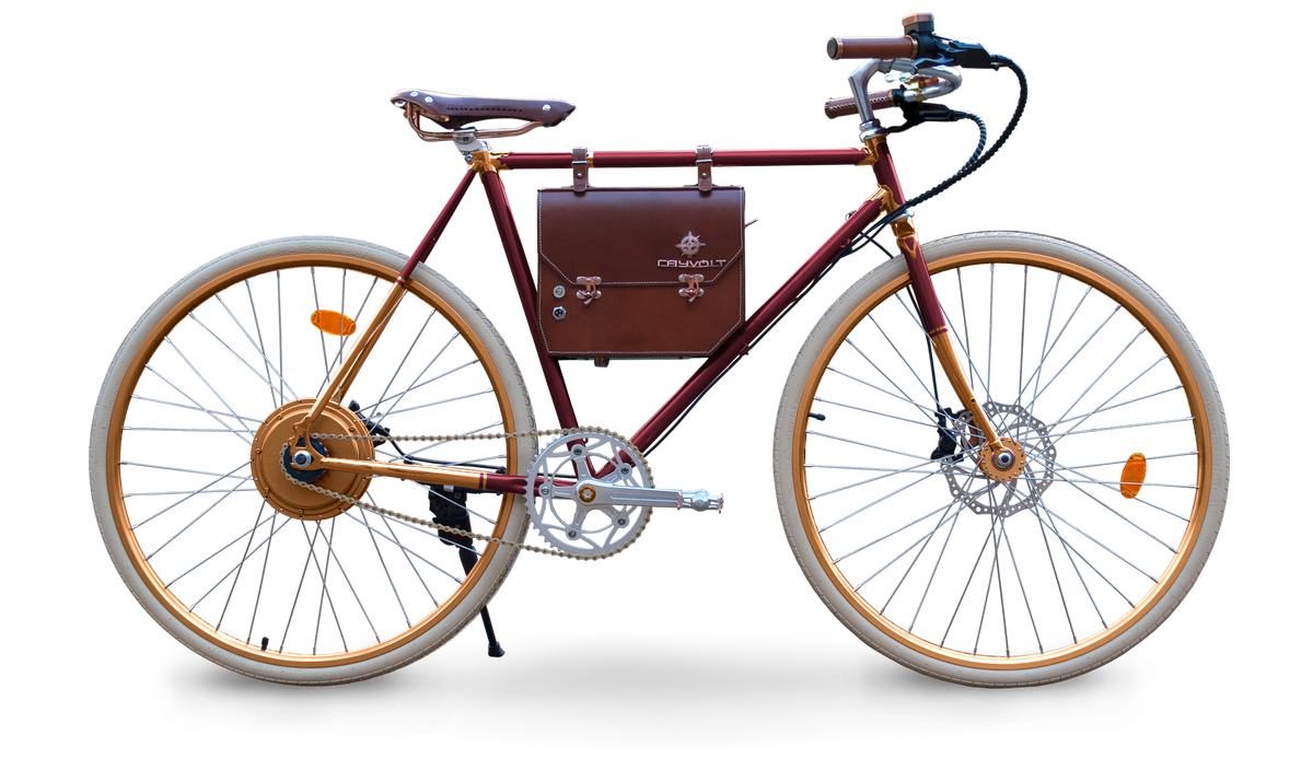 burgundy bike