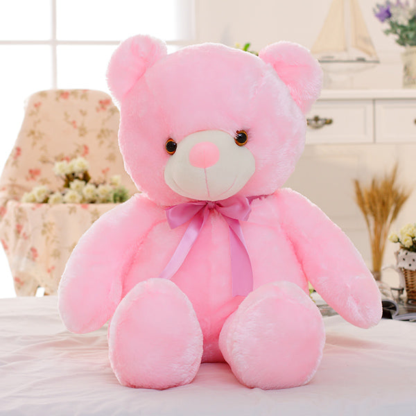 light pink teddy bear