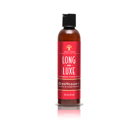 As I Am Long And Luxe Groyogurt Leave In Conditioner 237ml Black Beautique