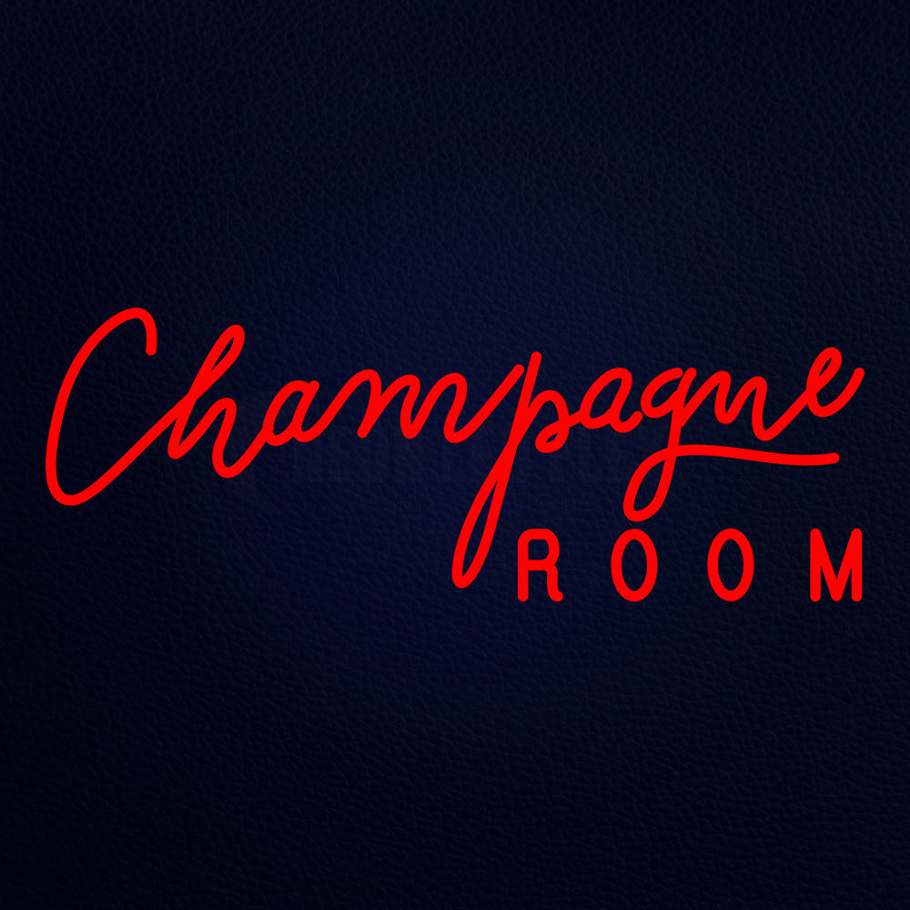 champagne room neon sign