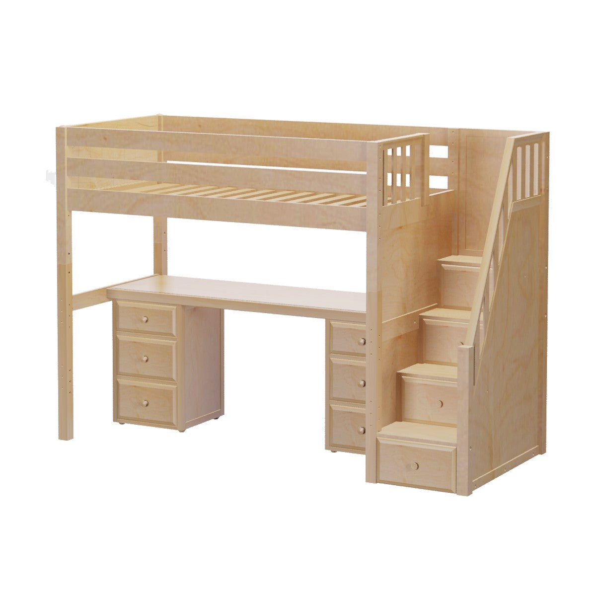 loft bed desk dresser