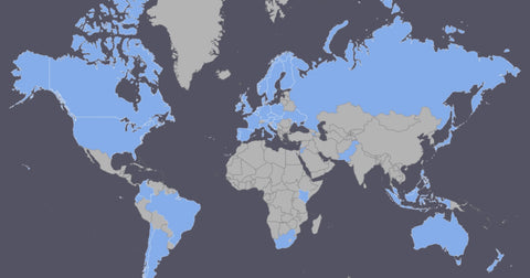 World Map of Beautiful Knitters