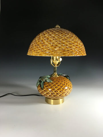 Amber Orb Lamp