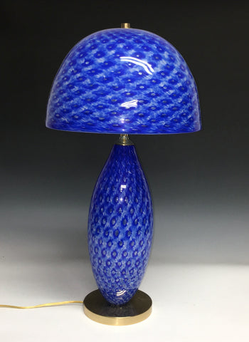 Cobalt blue lamp