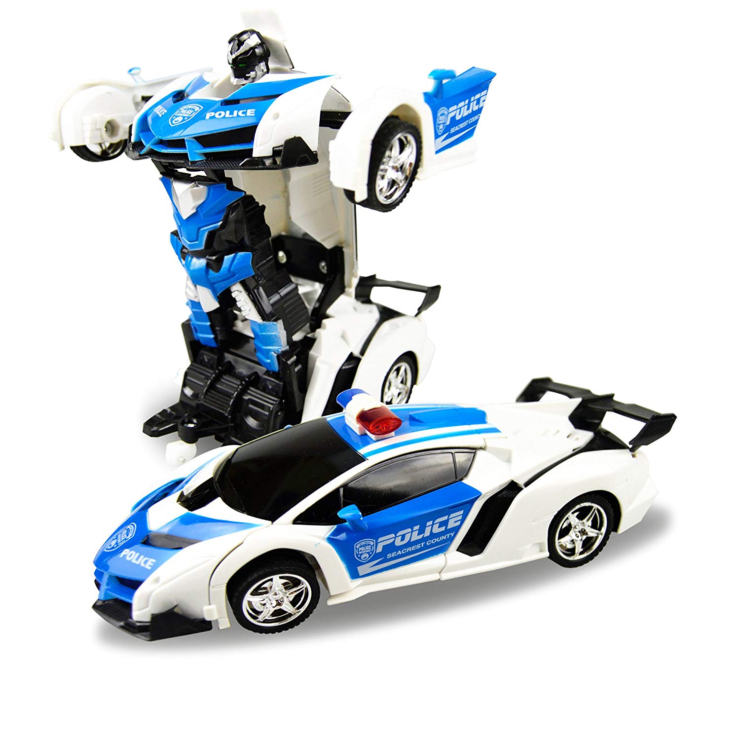 police car transformer toy