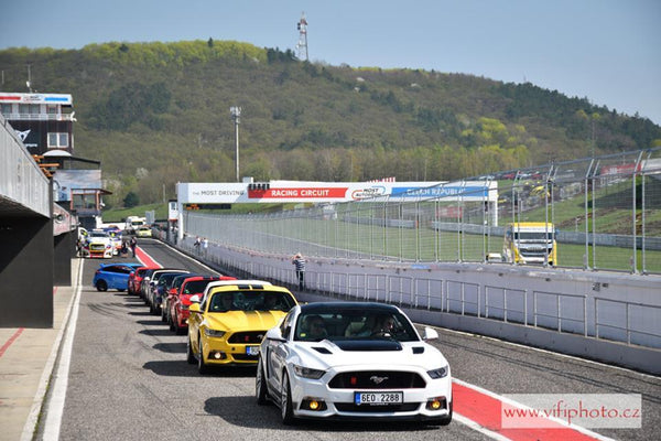 Auto IN on track Czech dealer Mustangs