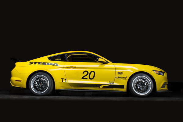 Steeda Q500R side shot - The S550 Mustang GT Race car