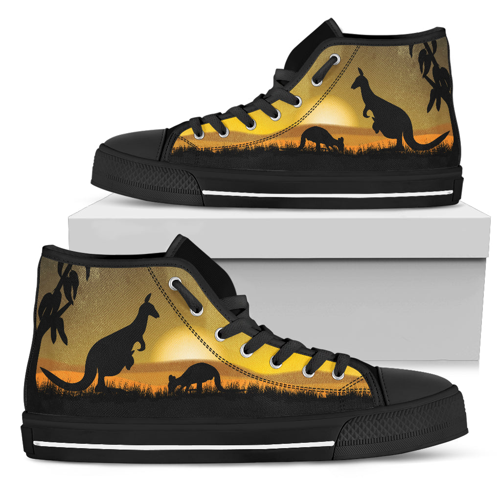 Australia Kangaroo Shoes (High Top 