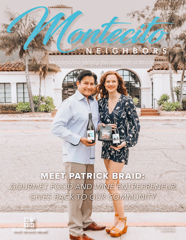 Montecito Neighbors Magazine Cover- Patrick Braid Taylor Roberts