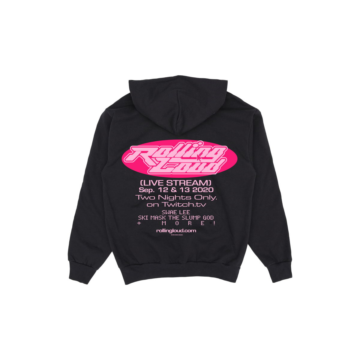 Rolling Loud Stream Black Hoodie