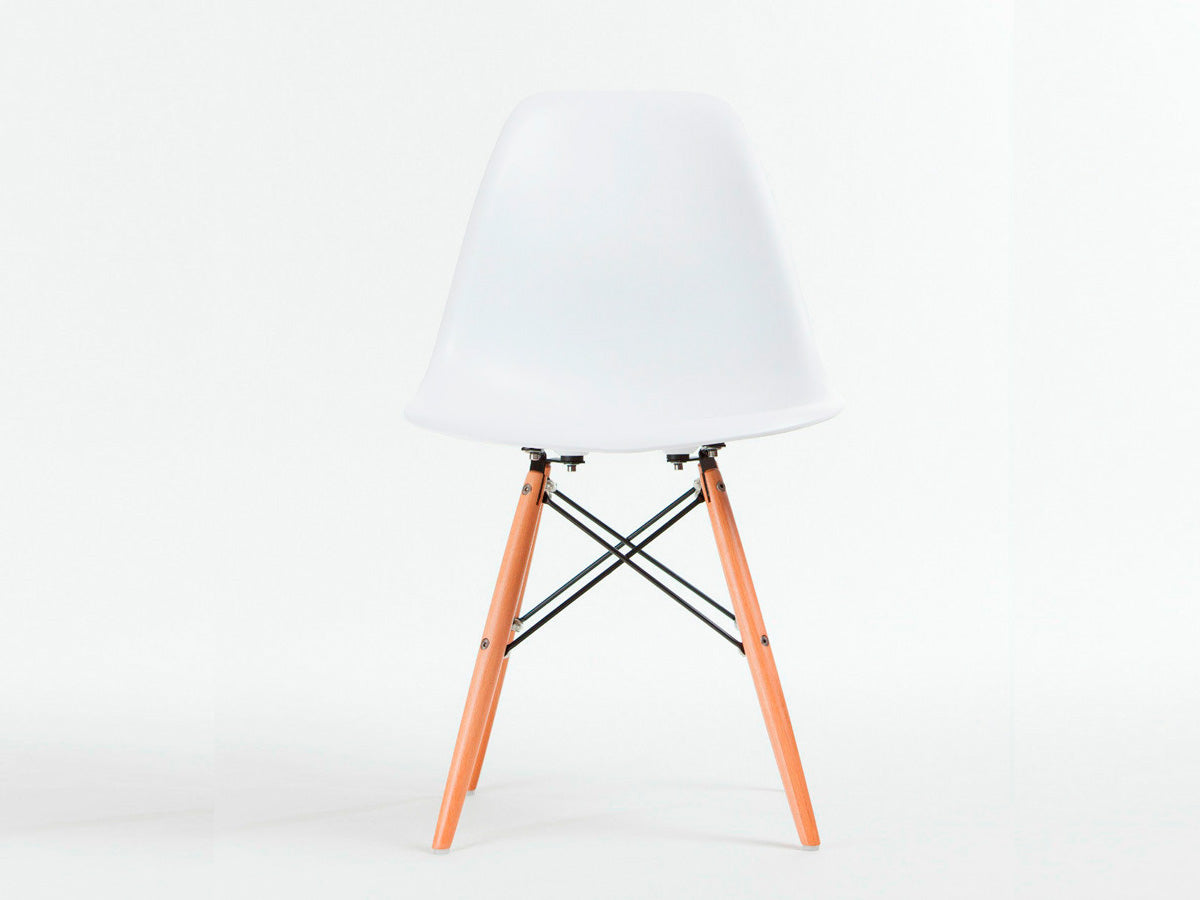 Set of 6 x Replica Eames Eiffel DSW Dining Chair (White)